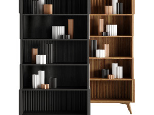 Bookcase PLISSE VICAL HOME 3D Model