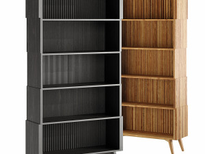 Bookcase PLISSE VICAL HOME 3D Model