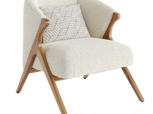 Sillón Prati Bouclé Modelo 3D