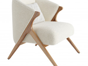 Prati Boucle Armchair 3D Model