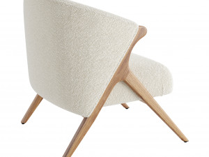 Prati Boucle Armchair 3D Model