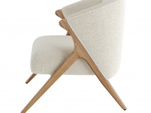 Prati Boucle Armchair 3D Model