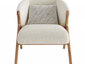 Prati Boucle Armchair 3D Model