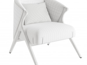 Prati Boucle Armchair 3D Model
