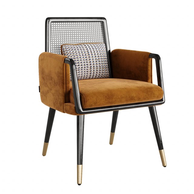Brillion Chair 3D Model .c4d .max .obj .3ds .fbx .stl .blend 