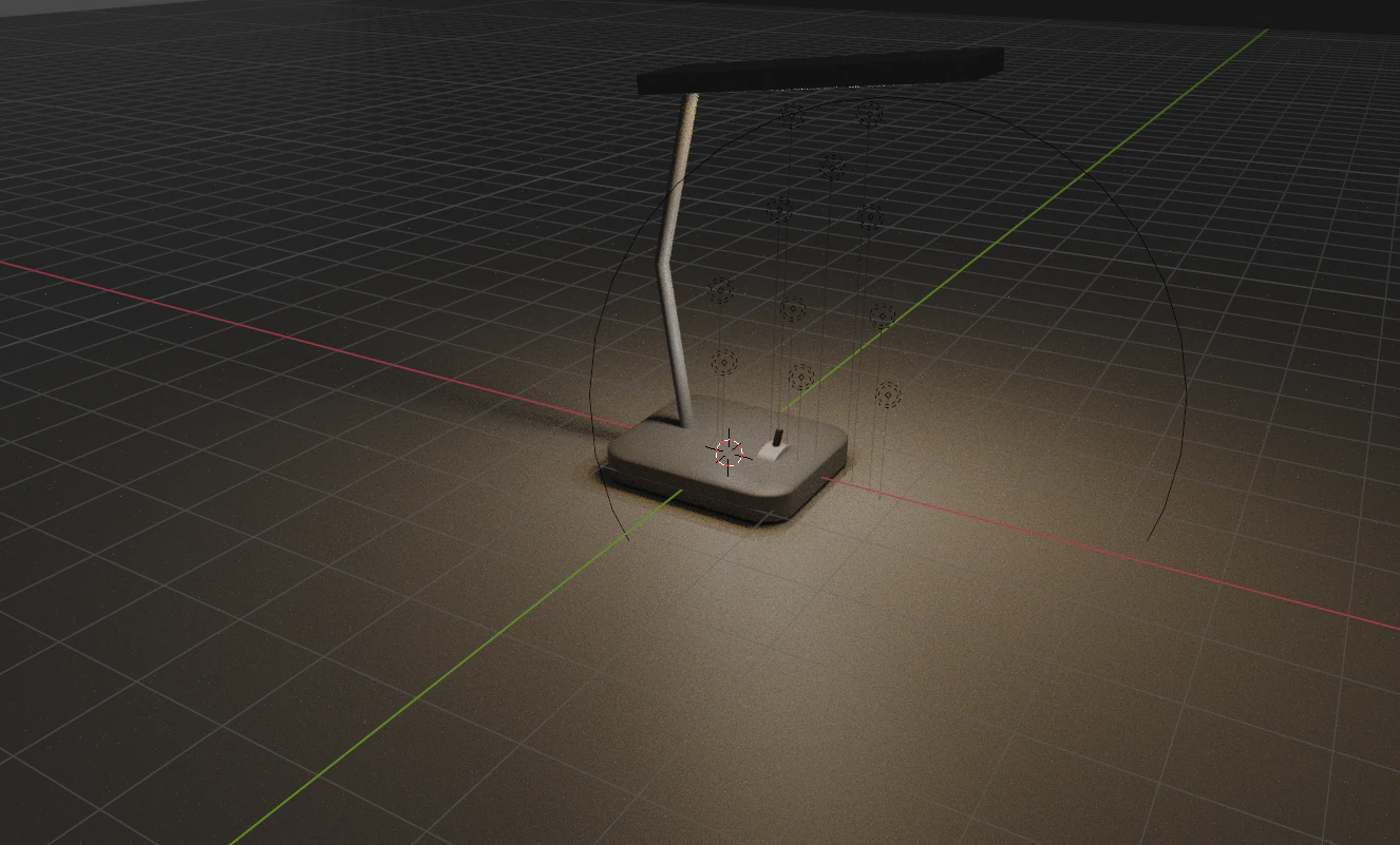 Candeeiro de mesa Modelo 3D .c4d .max .obj .3ds .fbx .stl .blend 
