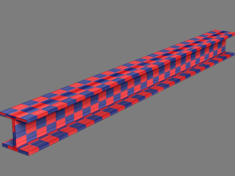 Iron Beam Model 3D