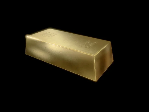 Gold Bar 3D Model