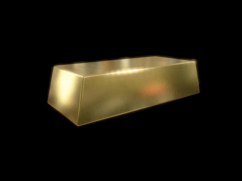 Gold Bar 3D 모델