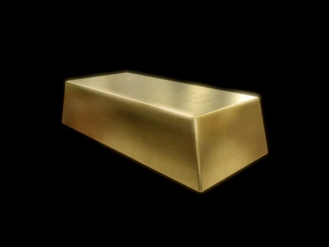 Gold Bar 3D Model