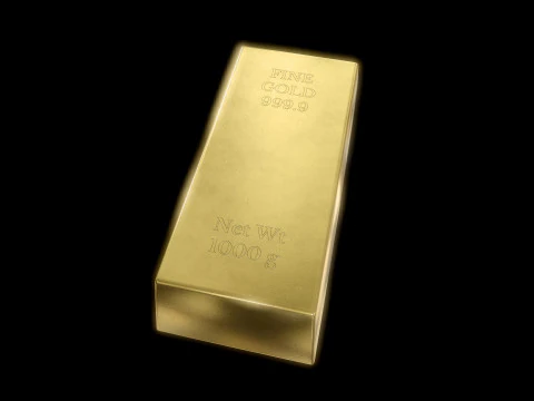 Gold Bar 3D Model