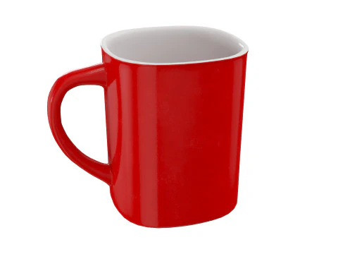 Coffee Mug Red 3D Model