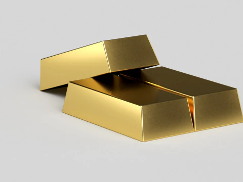 Gold Bars 3D Model