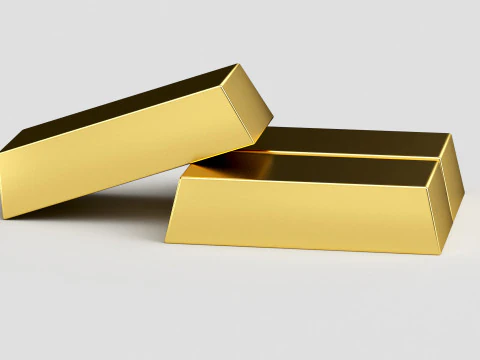 Gold Bars 3D Model