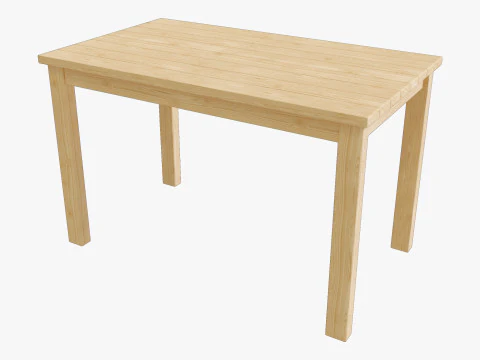 Realistischer Holztisch 3D Modell