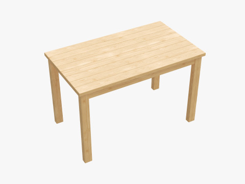 Realistic Wooden Table 3Dモデル