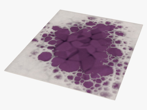 Rug Carpet Bubbles Modelo 3D