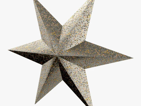 Estrela de metais Modelo 3D