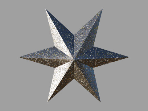 Metals star Modèle 3D