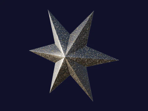 Metals star 3D Model