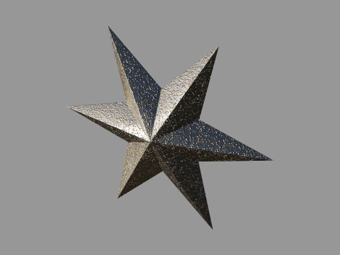Metals star 3D Model
