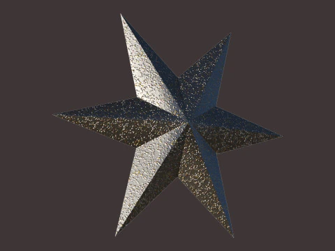 Metals star 3D Model