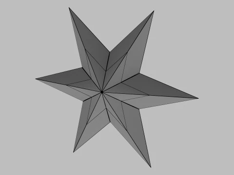 Metals star 3D Model