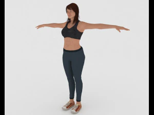 WOMAN8 3D Model