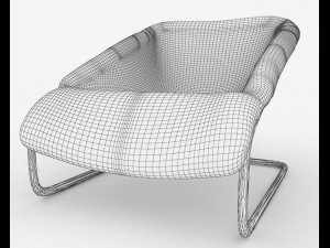 MODERN SKIN CHAIR2-2018 3D Model