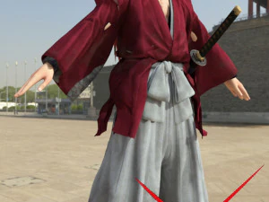 Samurai X - Rurouni Kenshin 3D Model