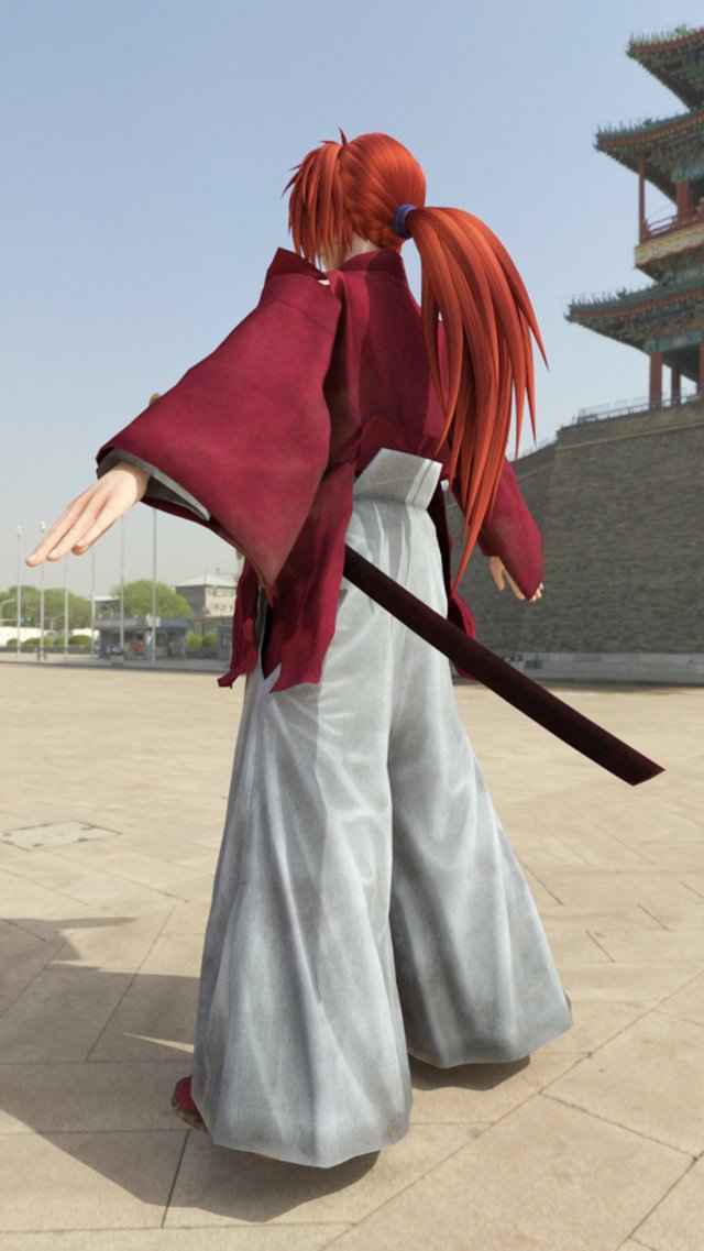 Download Samurai X - Rurouni Kenshin 3D Model