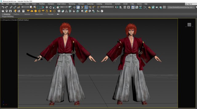 Download Samurai X - Rurouni Kenshin 3D Model
