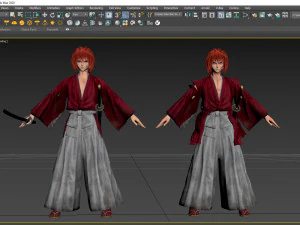 Samurai X - Rurouni Kenshin 3D Model
