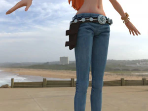 Nami - One Piece - Personagem 3D Modelo 3D