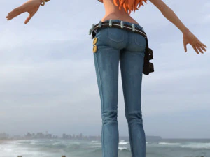 Nami - One Piece - Personagem 3D Modelo 3D