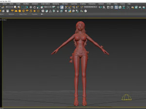 Nami - One Piece - Personagem 3D Modelo 3D