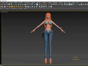 Nami - One Piece - Personagem 3D Modelo 3D