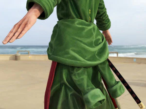 Roronoa Zoro - One Piece - Postać 3D Model 3D