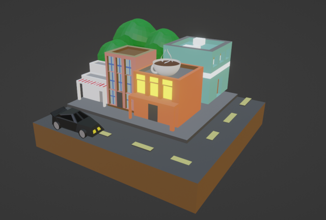 City 3D Model .c4d .max .obj .3ds .fbx .stl .blend 