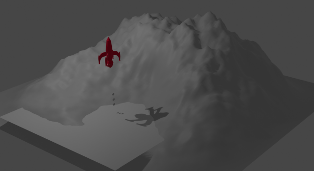 Rocket Model 3D .c4d .max .obj .3ds .fbx .stl .blend 