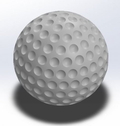 Golf ball Modelo 3D .c4d .max .obj .3ds .fbx .stl .blend