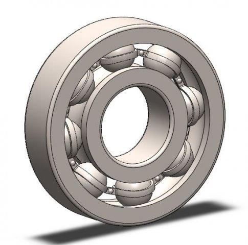 Ball bearing 3D 模型 .c4d .max .obj .3ds .fbx .stl .blend 