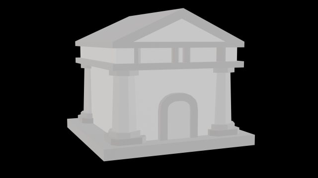 Atlantis Build Low Poly 3D मॉडल .c4d .max .obj .3ds .fbx .stl .blend 