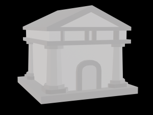 Atlantis Build Low Poly 3D Model
