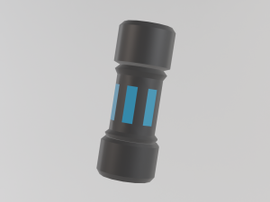 Capsule Low Poly 3Dモデル
