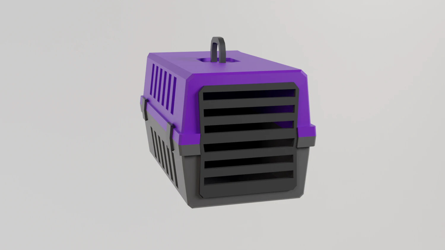 Cat House Low Poly 3D Model .c4d .max .obj .3ds .fbx .stl .blend 