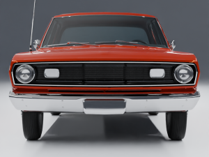 Plymouth Valiant 1971 3D Модель
