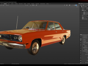 Plymouth Valiant 1971 Modèle 3D
