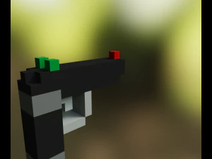 Пистолет 3D Модель