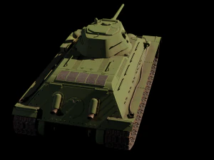 T-34-76 3D 模型